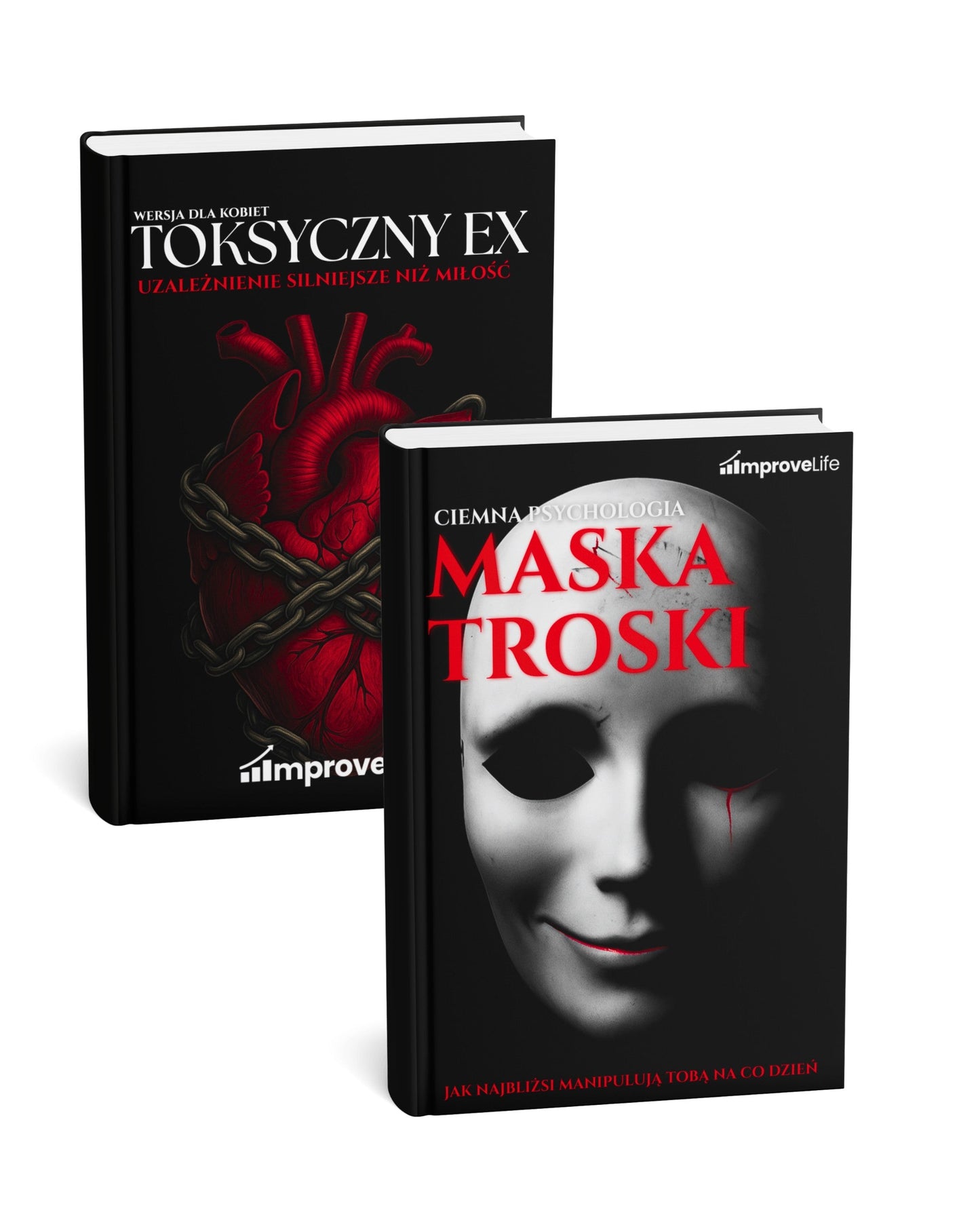 ZESTAW DWÓCH EBOOKÓW - MASKA TROSKI + TOKSYCZNY EX