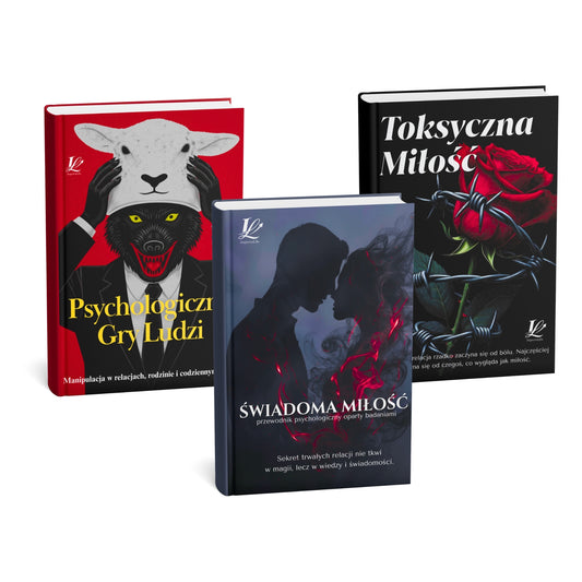 ZESTAW TRZECH EBOOKÓW - Toksyczna Miłość + Świadoma Miłość + Psychologiczne Gry Ludzi