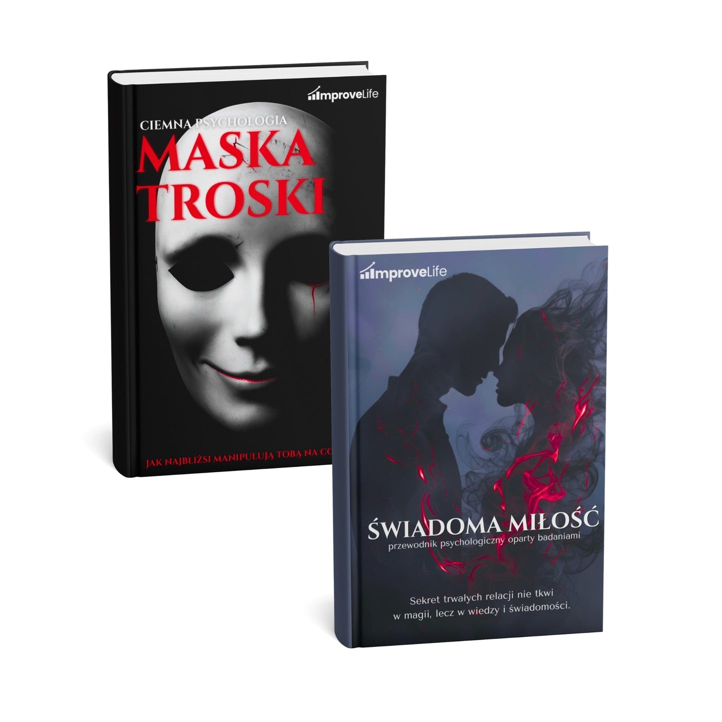 ZESTAW DWÓCH EBOOKÓW - ŚWIADOMA MIŁOŚĆ - MASKA TROSKI